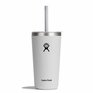 20 oz All Around? Tumbler with Straw Lid - White
